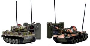 RD128A Танковый бой на радиоуправлении, World of Tanks, советский ИС и немецкий Тигр, купить в Минске